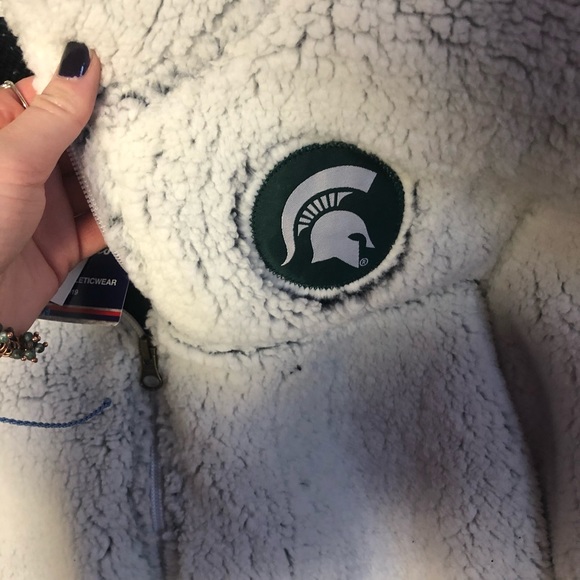 Champion full zip Michigan State Sherpa - Picture 4 of 6